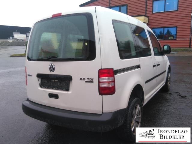 VW Caddy 2010-2015 (Type III, Fase 2) , Motorkode: CFH, Girkassekode: NFQ