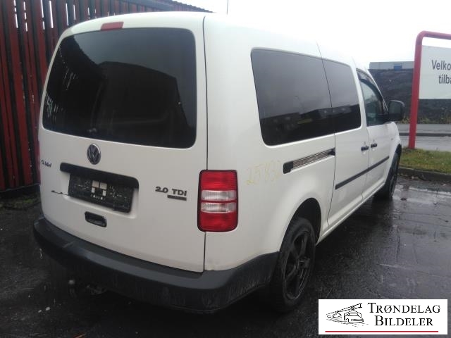 VW Caddy 2010-2015 (Type III, Fase 2) , Motorkode: CFHF, Girkassekode: LNN
