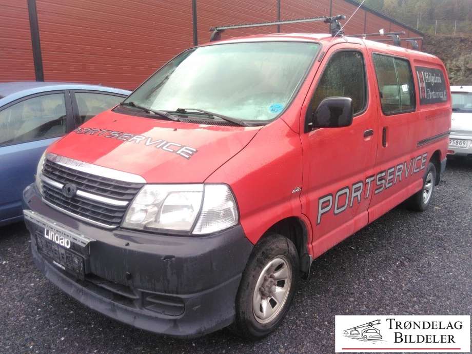 Toyota Hiace 2007-2012 (Fase 3) , Motorkode: 2KD-FTV, Girkassekode: 