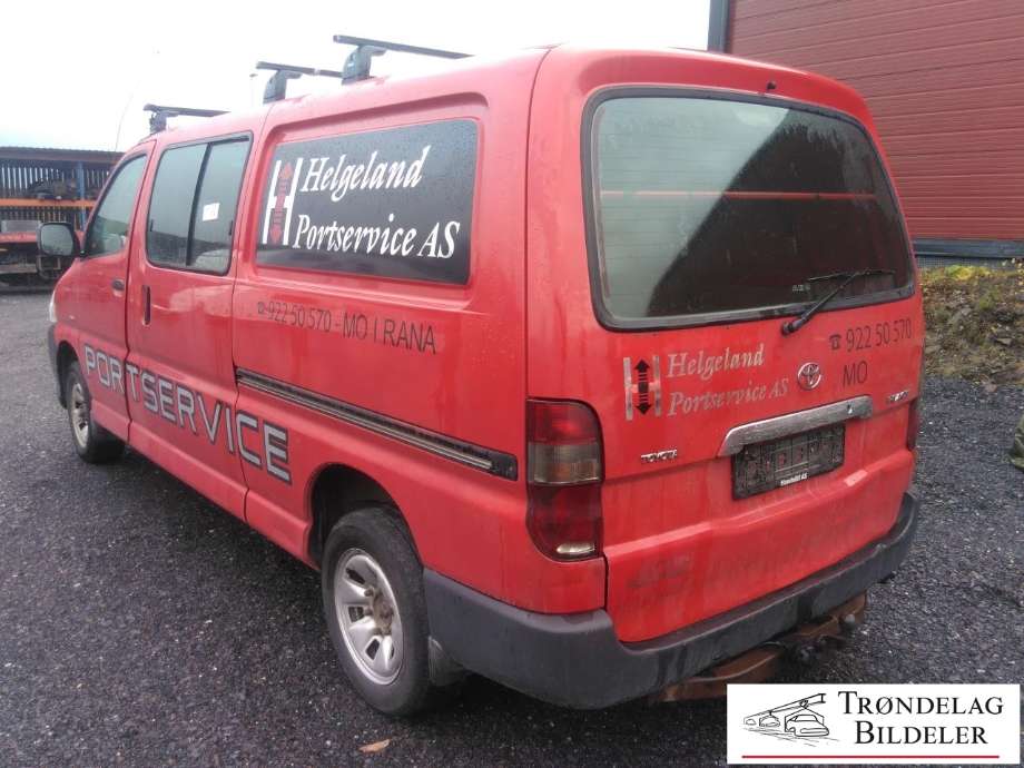 Toyota Hiace 2007-2012 (Fase 3) , Motorkode: 2KD-FTV, Girkassekode: 