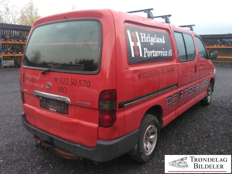 Toyota Hiace 2007-2012 (Fase 3) , Motorkode: 2KD-FTV, Girkassekode: 