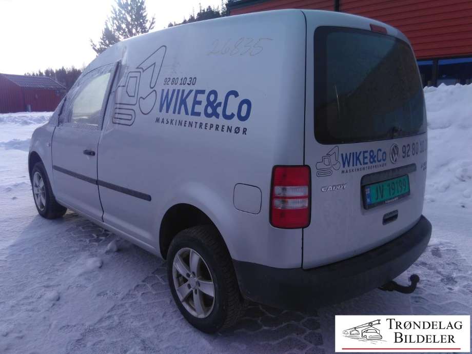 VW Caddy 2010-2015 (Type III, Fase 2) , Motorkode: CFHF, Girkassekode: NFQ