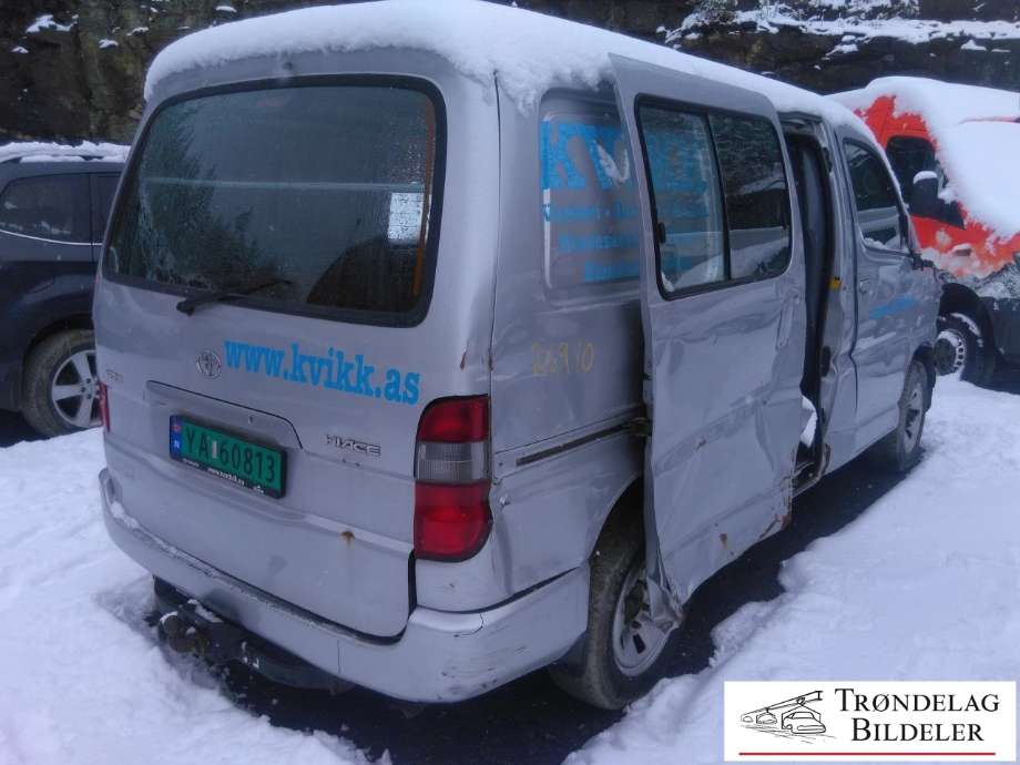 Toyota Hiace 2007-2012 (Fase 3) , Motorkode: 2KD-FTV, Girkassekode: 