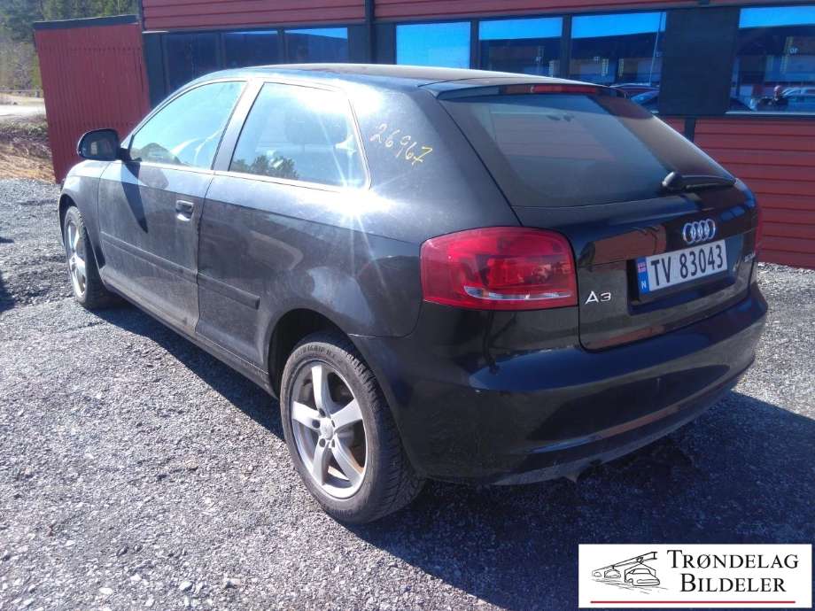 Audi A3 2009-2012 (Type II, Fase 2) , Motorkode: CAYC, Girkassekode: LUB