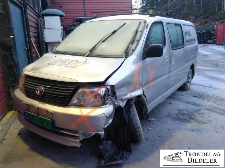 Toyota Hiace 2007-2012 (Fase 3) , Motorkode: 2KD-FTV, Girkassekode: 