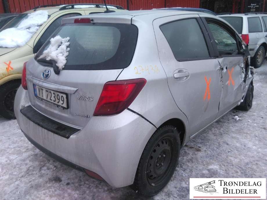 Toyota Yaris 2014-2020 (Type III, Fase 2) delebil , Motorkode: 1NZ-FXE, Girkassekode: 