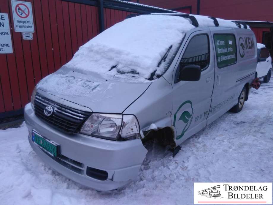 Toyota Hiace 2001-2006 (Fase 2) , Motorkode: 2KD-FTV, Girkassekode: 