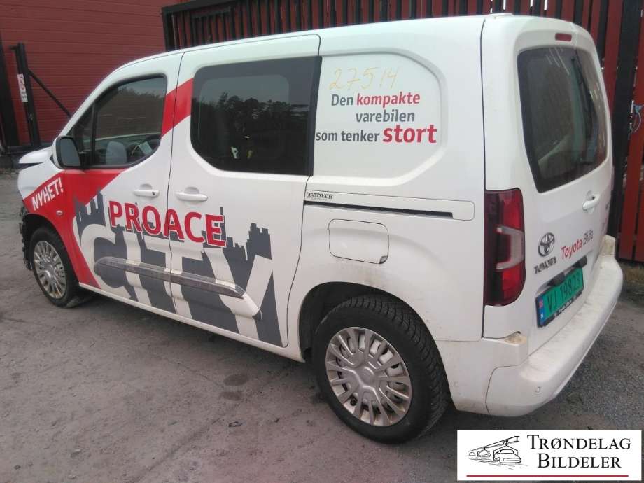 Toyota Proace City 2020-->> , Motorkode: YH01, Girkassekode: 
