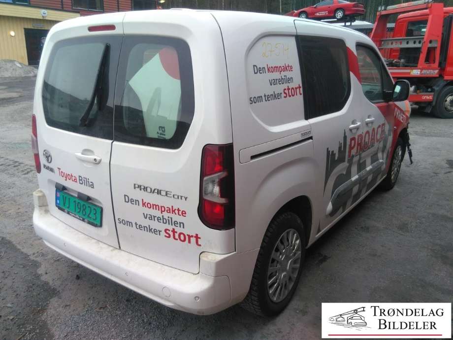 Toyota Proace City 2020-->> , Motorkode: YH01, Girkassekode: 
