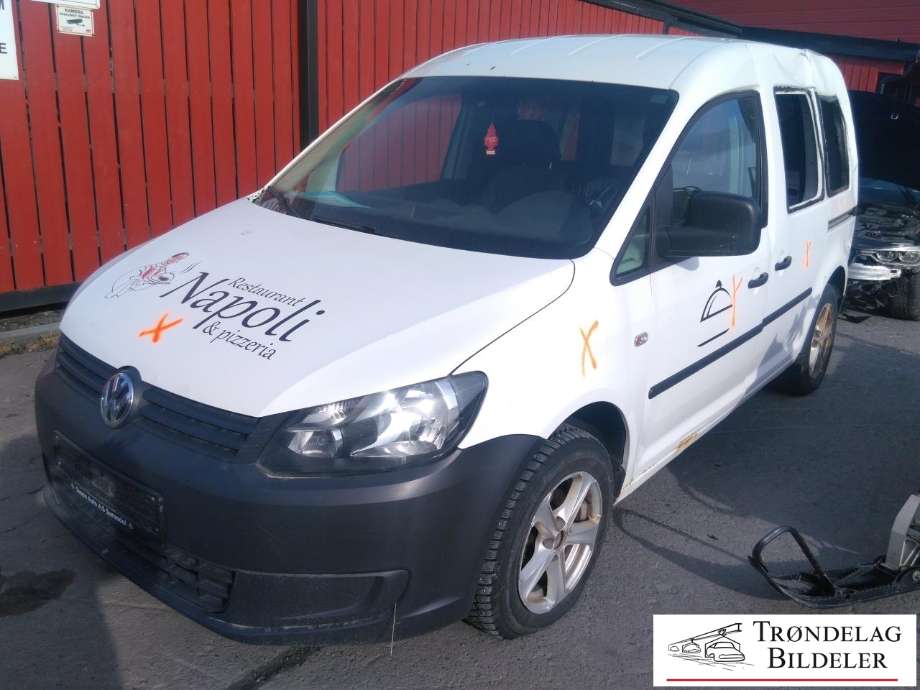 VW Caddy 2010-2015 (Type III, Fase 2) , Motorkode: CAY, Girkassekode: LZY