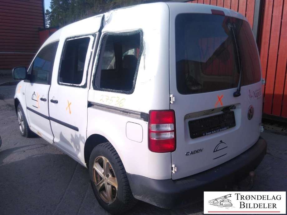 VW Caddy 2010-2015 (Type III, Fase 2) , Motorkode: CAY, Girkassekode: LZY