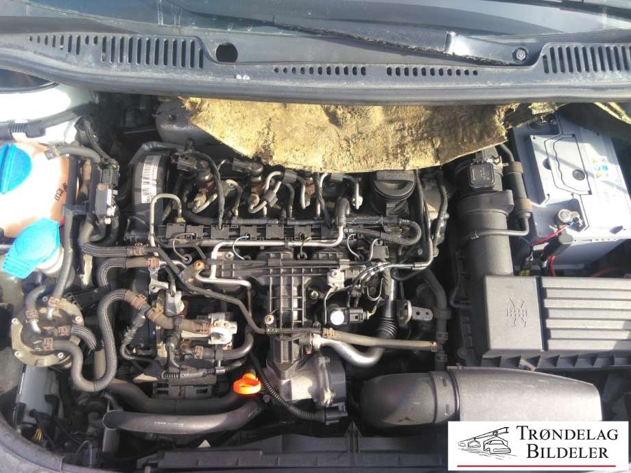 VW Caddy 2010-2015 (Type III, Fase 2) , Motorkode: CAY, Girkassekode: LZY
