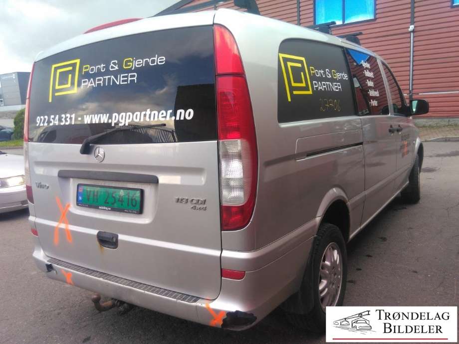 Mercedes Vito/Viano 2010-2014 (Fase 2) (W639) (W639), Motorkode: 651.940, Girkassekode: D722686