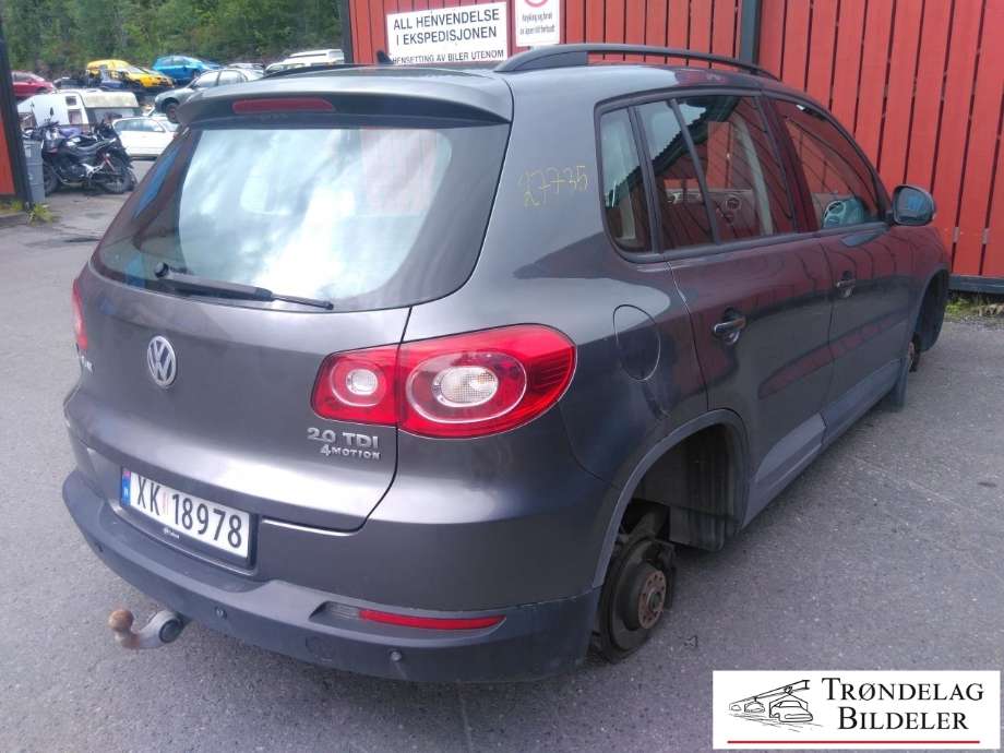 VW Tiguan 2007-2011 (Type I, Fase 1) , Motorkode: CFFB, Girkassekode: LWS