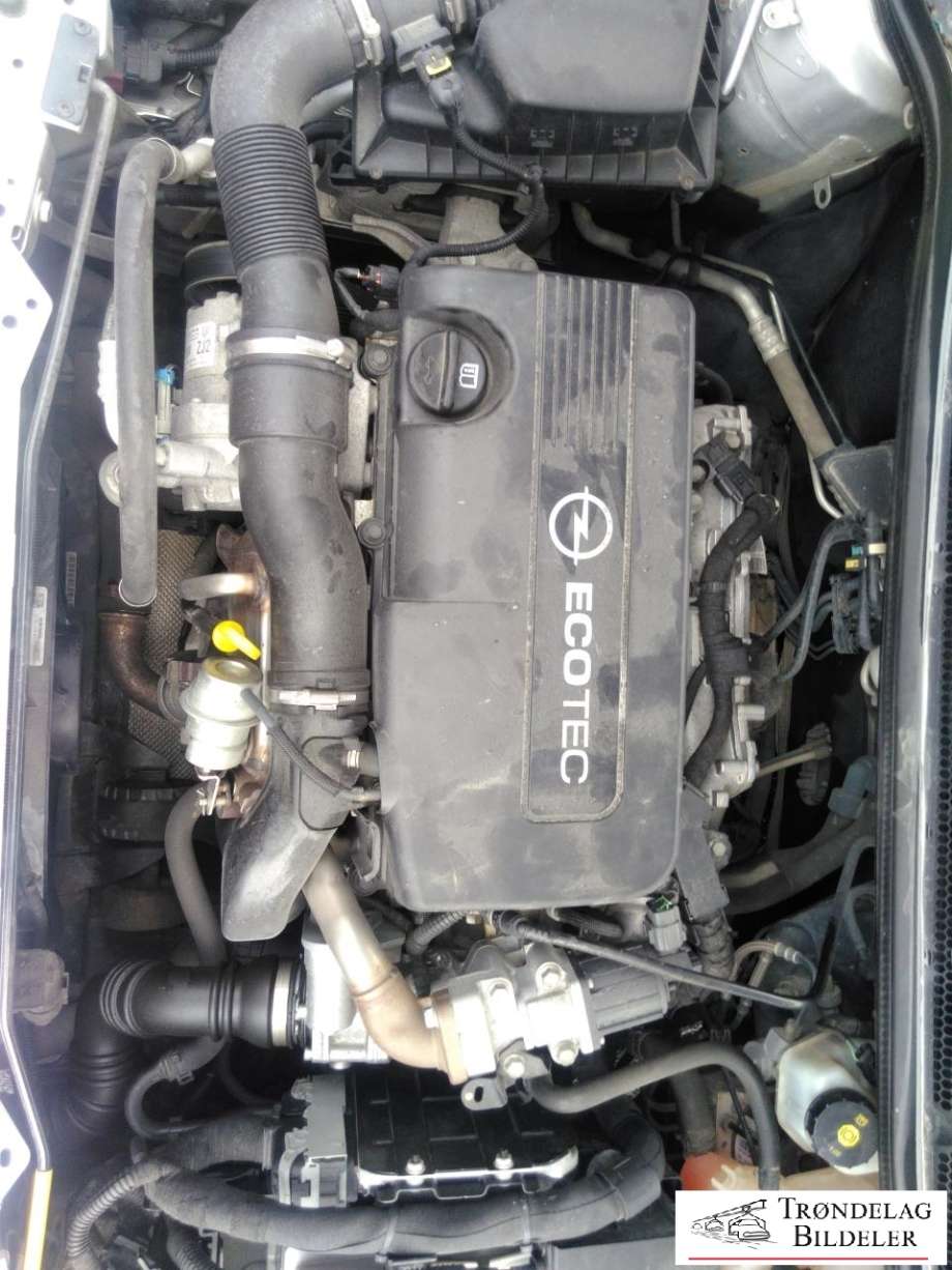 Opel Astra J 2010-2015 , Motorkode: A17DTR, Girkassekode: 