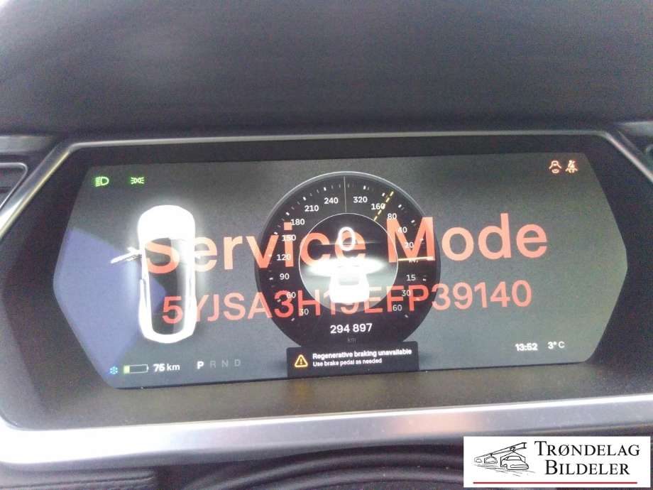 Tesla Model S 2013-2016 (Fase 1) , Motorkode: L1S, Girkassekode: 