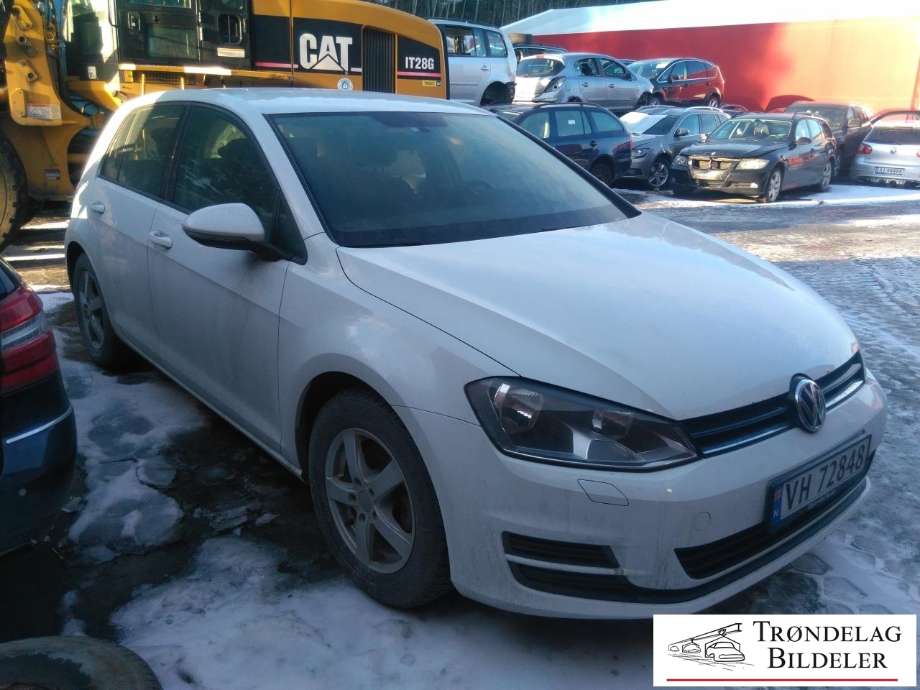 VW Golf VII, 2012-2017 (Fase 1)  delebil , Motorkode: CJZA, Girkassekode: QRL