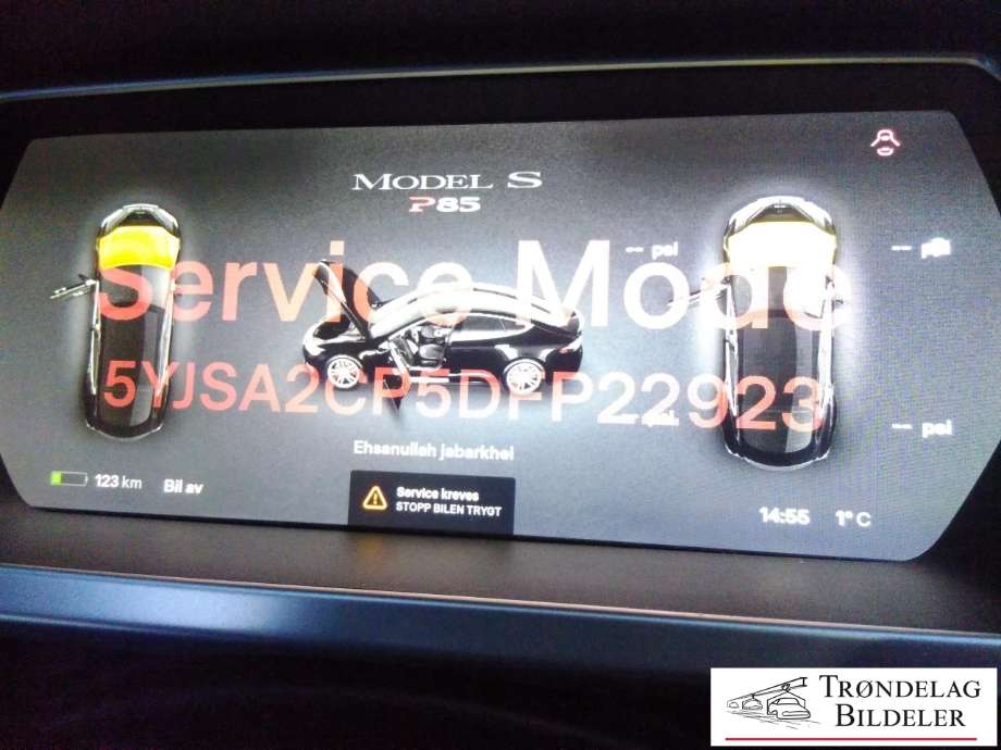 Tesla Model S 2013-2016 (Fase 1) , Motorkode: L1S, Girkassekode: 