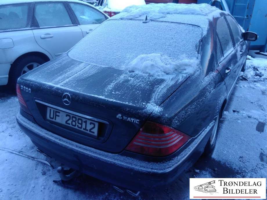 Mercedes S-Klasse 1999-2005 (W220) (W220), Motorkode: M112.975, Girkassekode: D722675
