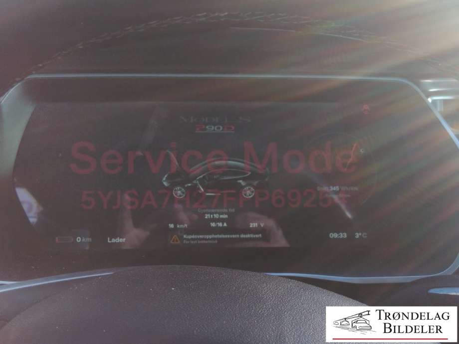 Tesla Model S 2013-2016 (Fase 1) , Motorkode: L2S, Girkassekode: 