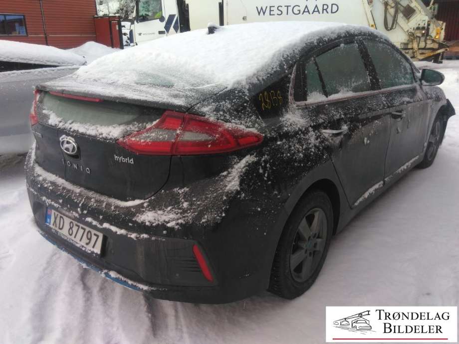 Hyundai Ioniq Hybrid 2016-2019 (Fase 1) delebil , Motorkode: G4LE-6, Girkassekode: 