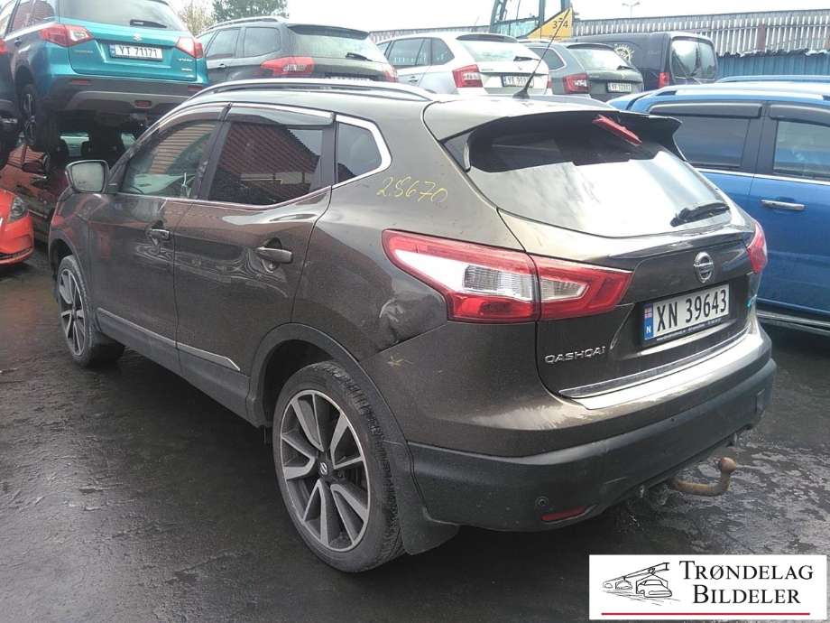 Nissan Qashqai 2014-2021 (Type II) delebil , Motorkode: R9M, Girkassekode: