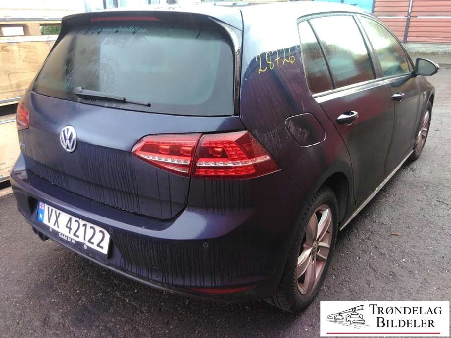 VW Golf VII 2012-2017 (Fase 1) , Motorkode: CUKB, Girkassekode: RJW