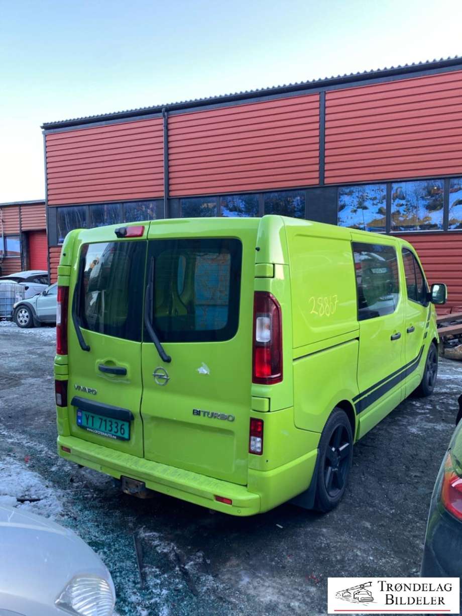 Opel Vivaro B 2014-2019 delebil , Motorkode: R9M D4, Girkassekode: 