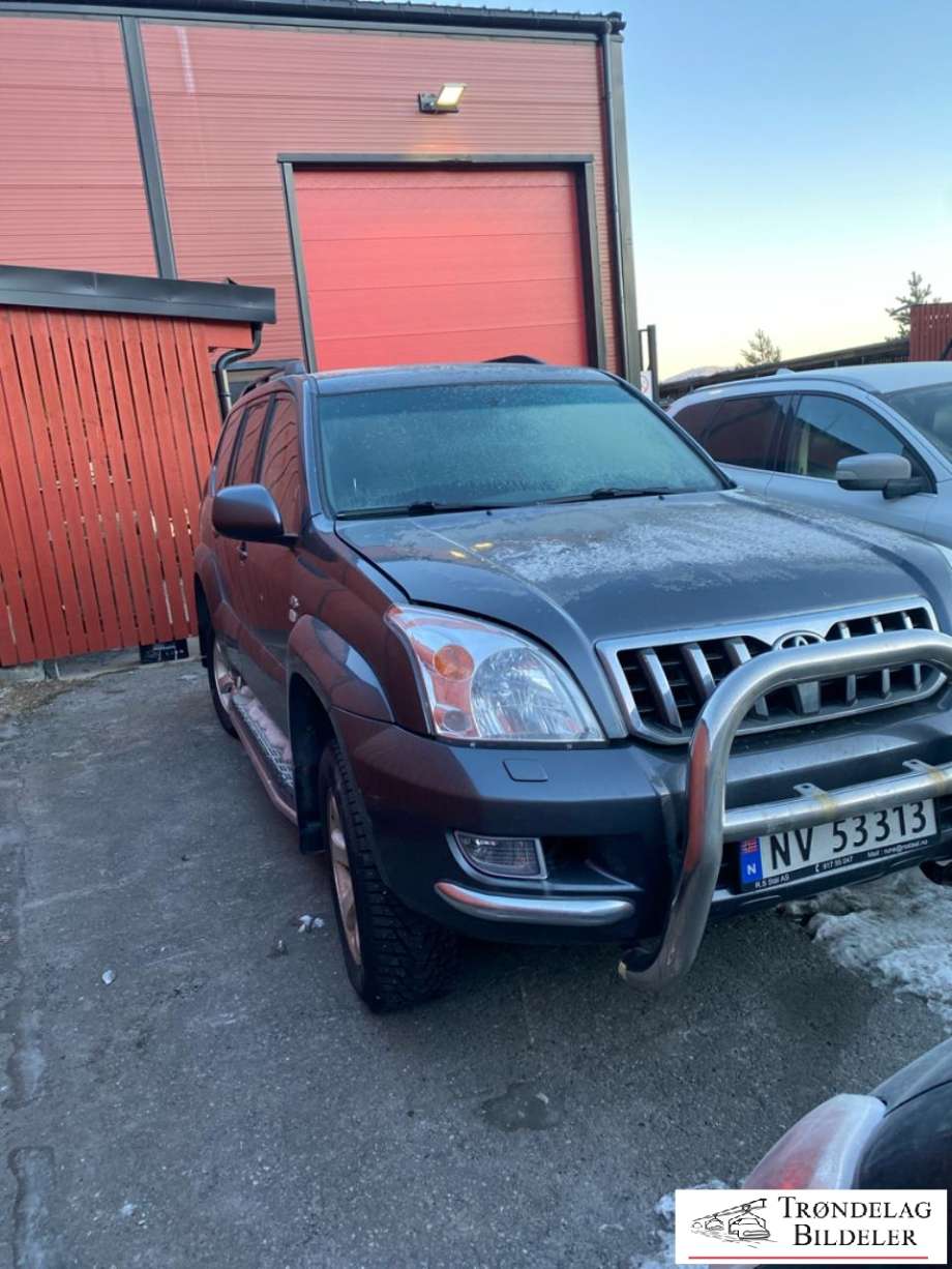 Toyota Land Cruiser 120 2002-2009 delebil , Motorkode: 1KD-FTV, Girkassekode: 