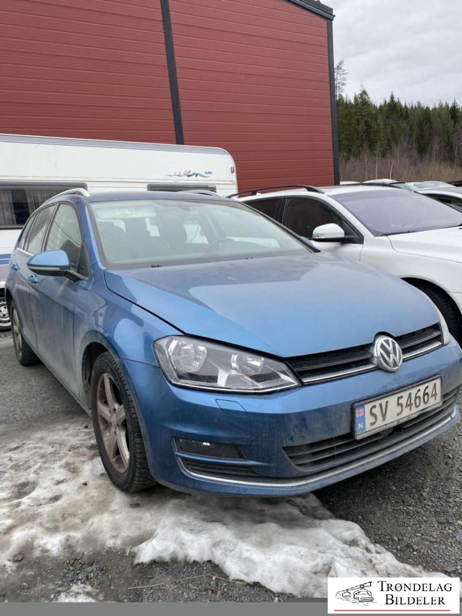 VW Golf VII, 2012-2017 (Fase 1)  delebil , Motorkode: CHPA, Girkassekode: QRM