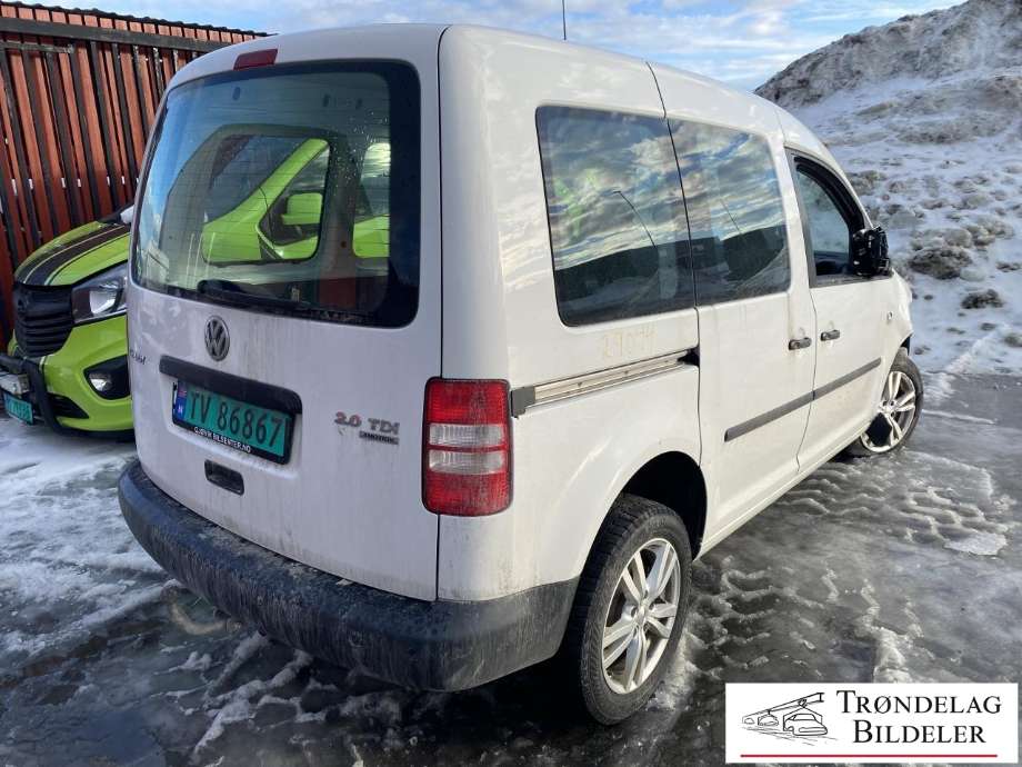 VW Caddy 2010-2015 (Type III, Fase 2) , Motorkode: CFHF, Girkassekode: NFQ