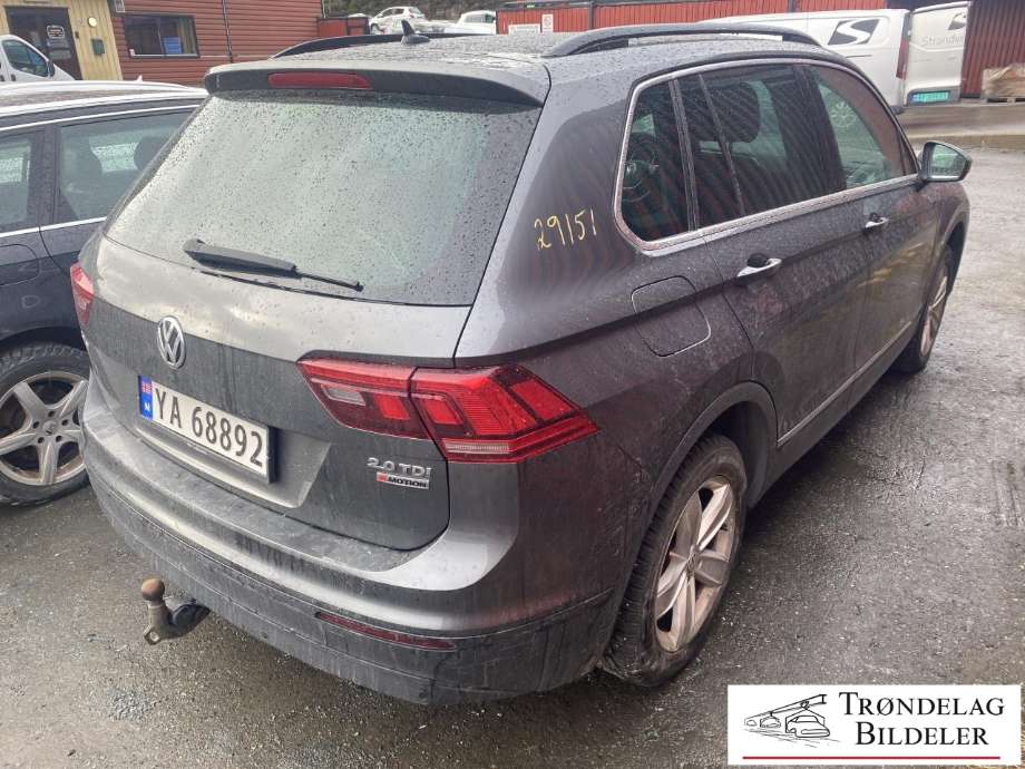 VW Tiguan 2016-2020 (Type II, Fase 1) , Motorkode: DFGA, Girkassekode: QAY