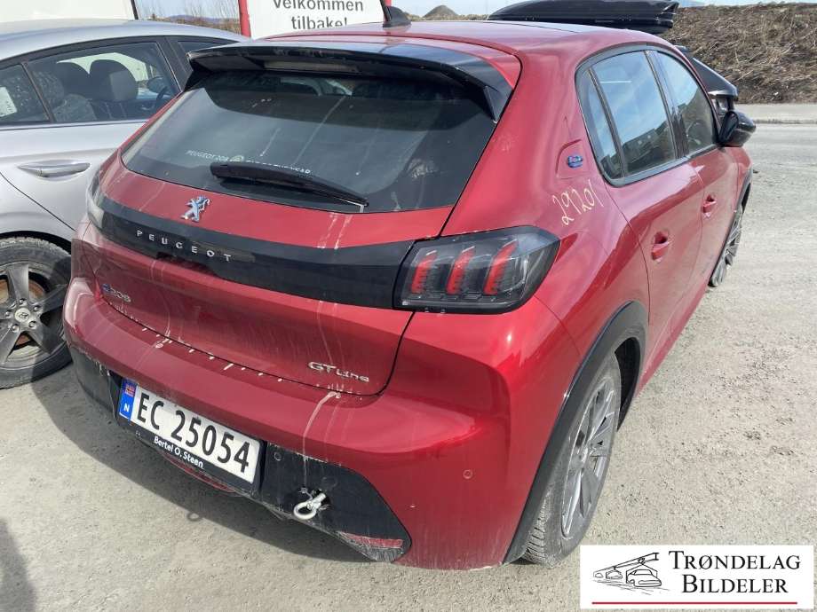 Peugeot e-208 2019-->> delebil , Motorkode: ZK01, Girkassekode: 