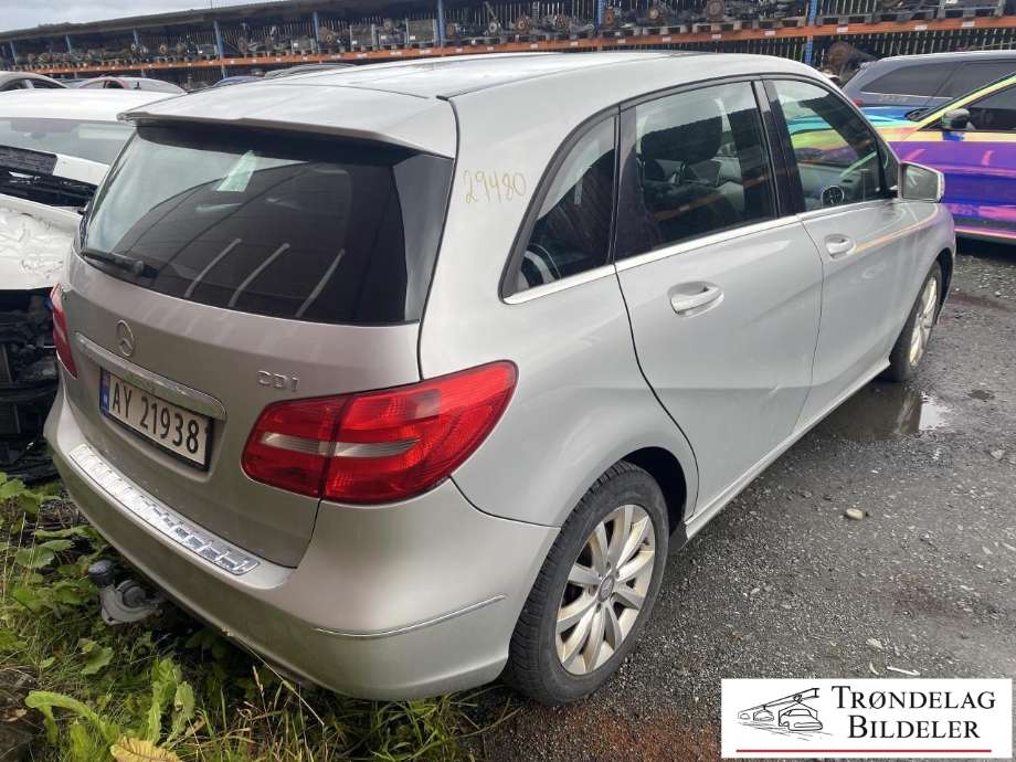 Mercedes B-Klasse 2011-2018 (W246) delebil , Motorkode: 651901, Girkassekode: