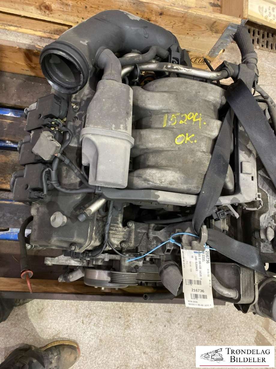 Motor bensin til Mercedes E-Klasse 1995-2000 (Fase 1) (W210) (W210) (D112911|A 112 010 38 00|A 112 010 59 44)