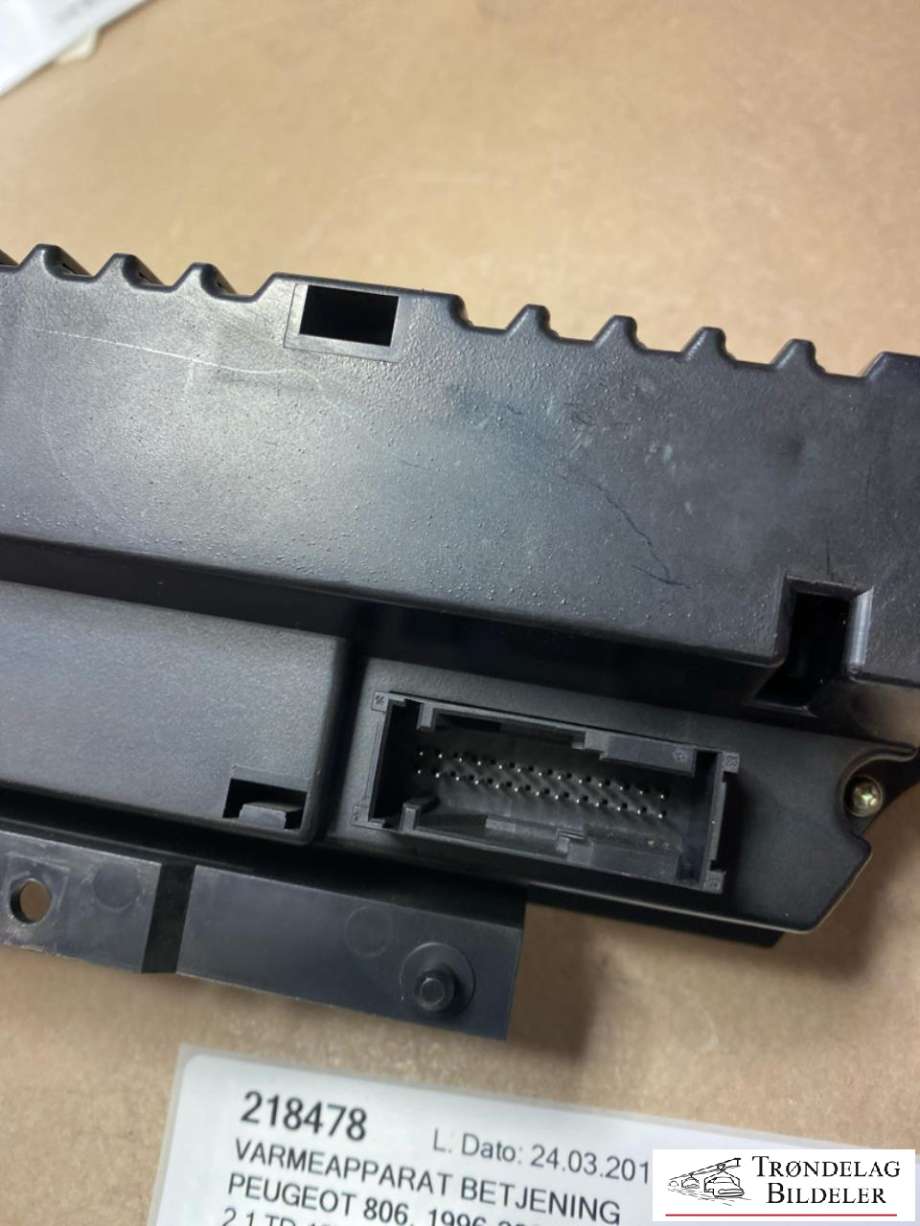 Varmeapparat betjening til Peugeot 806 1996-2002 (9140010188|)