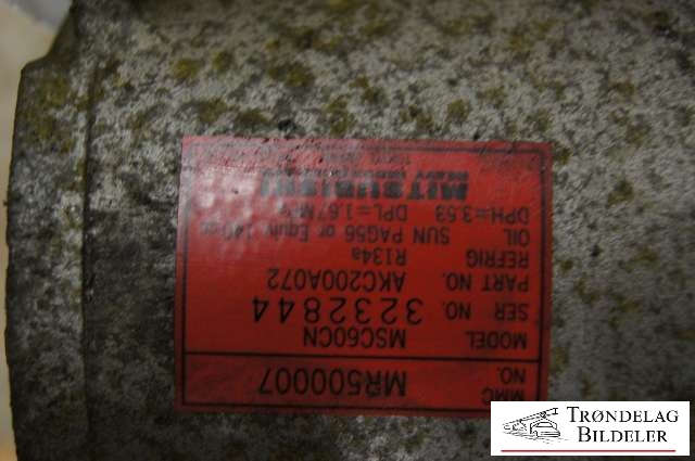 Aircondition kompressor til Mitsubishi Carisma 1999-2004 (Fase 2)  