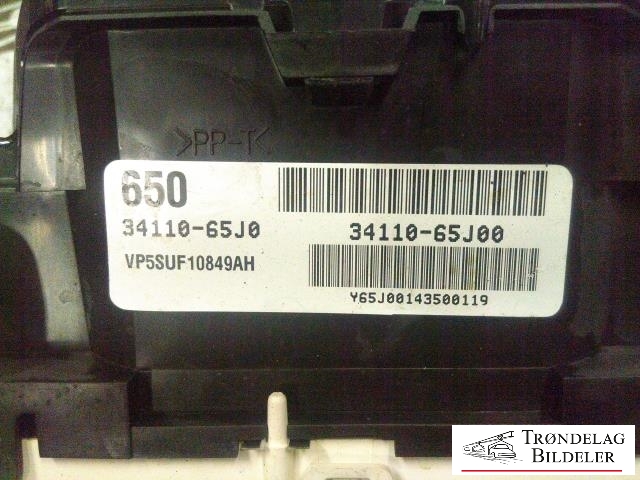Instrumentpanel til Suzuki Grand Vitara 2005-2015 (Type III) (34110-65J0|VP5SUF108469AH|)