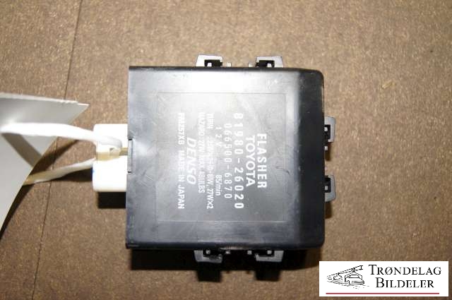 Rele diverse til Toyota Hiace, 2007-2012 (Fase 3) (81980-26028)