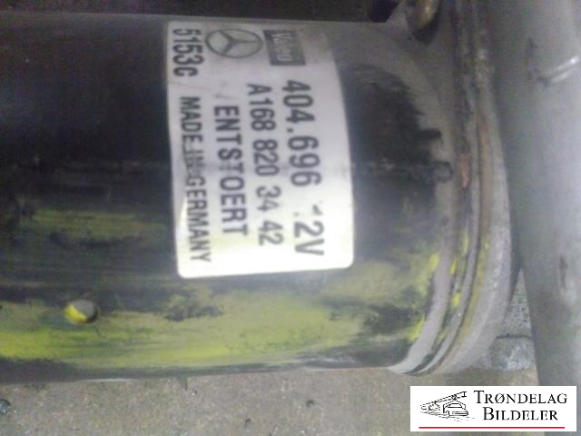 Viskermotor frontrute komplett m/overføring til Mercedes A-Klasse 1998-2004 (W168) (W168) (VALEO|A1688203442|404.696|)