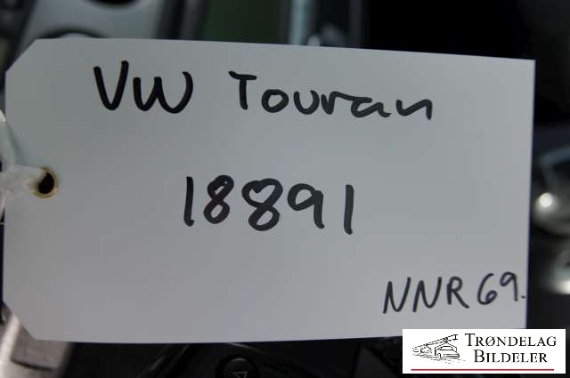 Varmeapparat betjening til VW Touran 2007-2010 (Type I, Fase 2)  