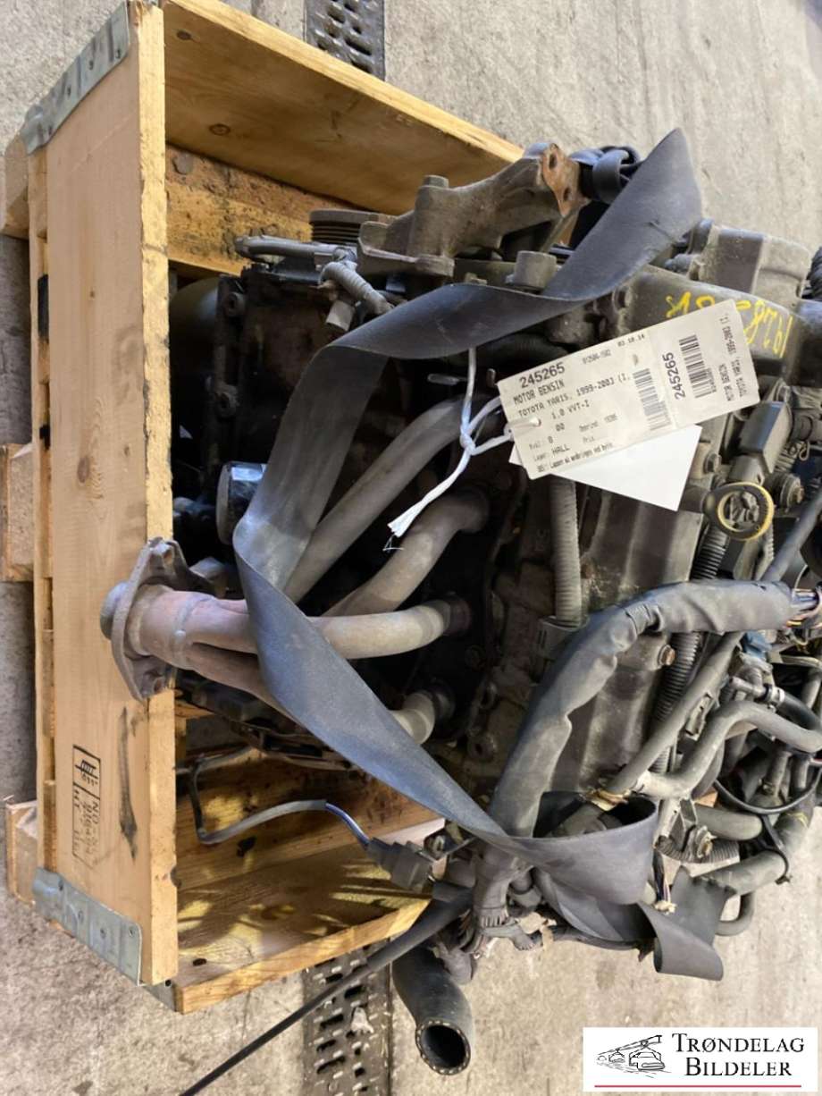 Motor bensin til Toyota Yaris 1999-2003 (Type I, Fase 1)  (19000-23101|1SZ-FE|)