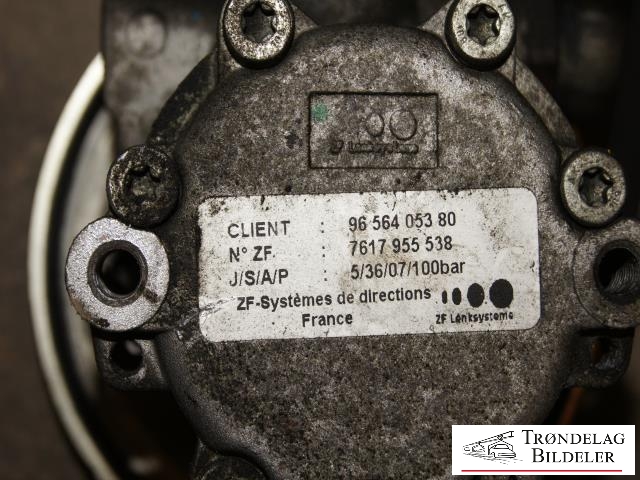 Servo pumpe mekanisk til Citroën C5 2005-2008 (Type I, Fase 2)