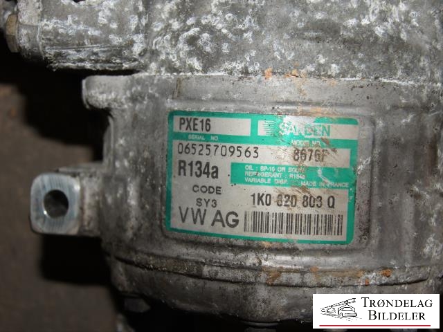 Aircondition kompressor til VW Passat 2005-2010 (B6) (B6) (5Q0820803F|5Q0820803K|890632|5Q0820803D|5Q0820803J|5Q0820803G|1K0820803A|1K0820803B|1K0 820 859 F|1K0 820 859 S|1K0820803L|1K0820803M|5Q0820803M|1K0820803G|1K0820803J|1K0820803K|1K0820803N|1K0820803P|1K0820803Q|1K0820803S|5K0820803|5K0820803A|5K0820803B|5K0820803C|5K0820803D|5K0820803E|5K0820803F|5K0820803G|5K0820803H|5K0820803J|5K0820803K|5N0820803|890633|5N0820803C|1K0 820 808 B|5N0820803H)