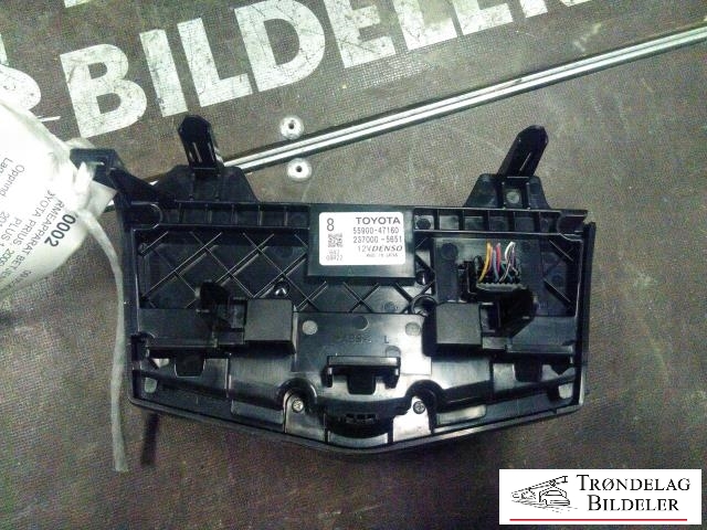 Varmeapparat betjening til Toyota Prius +7 2012-2020 (Type III) (stasjonsvogn) (stasjonsvogn) (DENSO|55900-47160|237000-5651|)