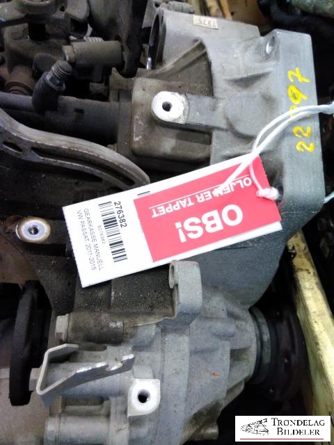 Girkasse manuell 6-trinn til VW Passat, 2011-2015 (B7) (B7) (MYP)