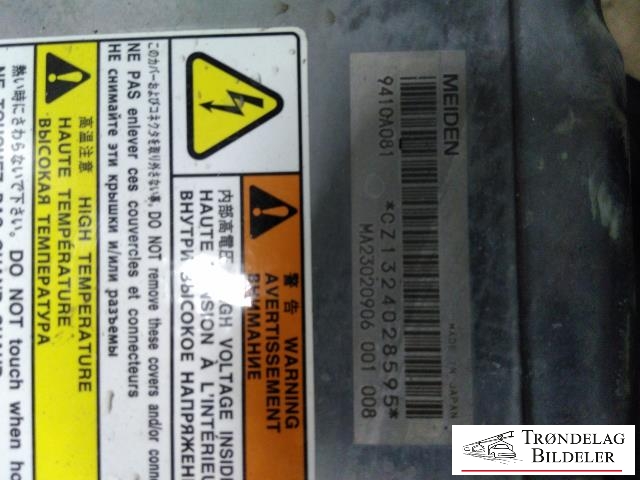 Motor diverse til Mitsubishi Outlander 2012-2015 (Type III, Fase 1)  (MEIDEN|9410A081|CZ1324028595|)