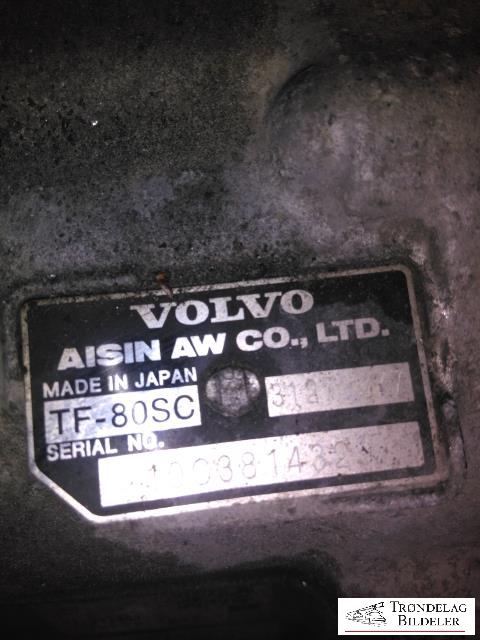 Girkasse automat til Volvo V70 2007-2013 (Type III, Fase 1) (TF-80SC|31272377|36002833)