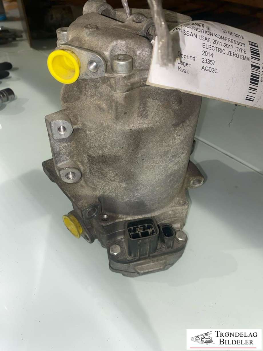 Aircondition kompressor elbil til Nissan Leaf 2011-2017 (Type I)  (92600-3NG0A|)
