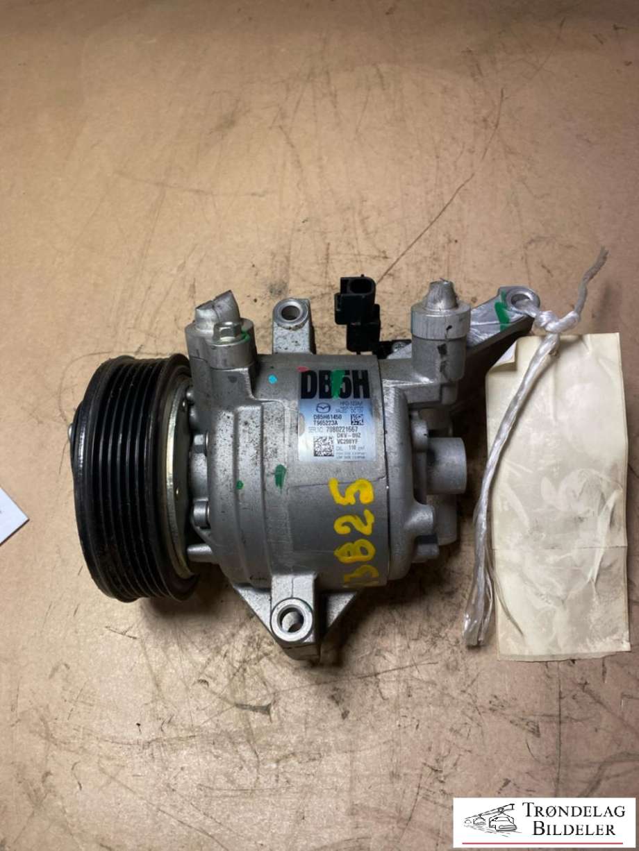 Aircondition kompressor til Mazda 2 2015-2019 (Type III, Fase 1) (MAZDA|DB5H61450|D09W61450|)